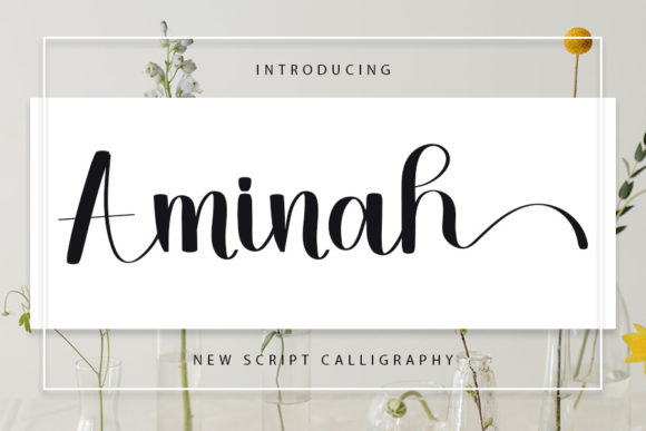 Aminah: A Premium Script Font for Real Brand Work