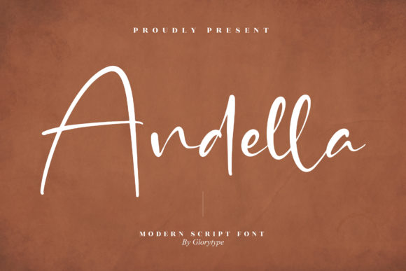 Andella: A Handwritten Font for Elegant Editorial Design