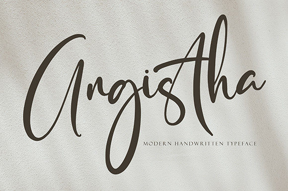 Angista: A Premium Handwritten Font for Modern Web Design