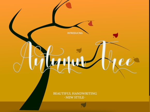 Autumn Tree: A Delicate Script Font for Elegant Branding