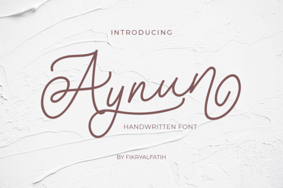 Aynun: A Delicate Script Font for Elegant Web Design
