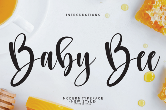Baby Bee: A Magical Script Font for Crafters