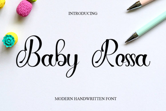 Baby Rossa: A Handwritten Font for Modern Web Design