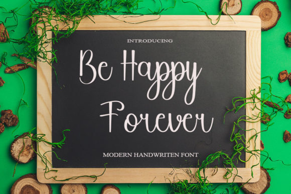 Be Happy Forever: A Timeless Handwritten Font for Editors