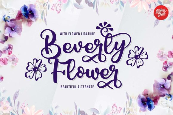 Beverly Flower: A Premium Script Font for Web Design