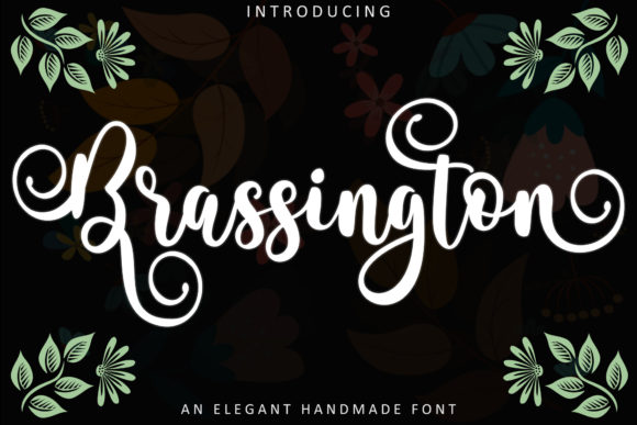 Brassington: A Premium Script Font for Campaigns