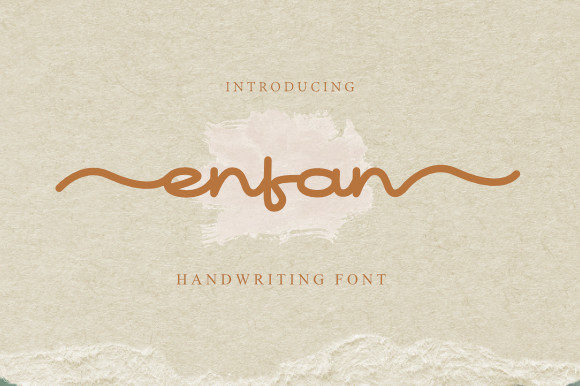 Enfan: A Luxury Script Font for Business Branding