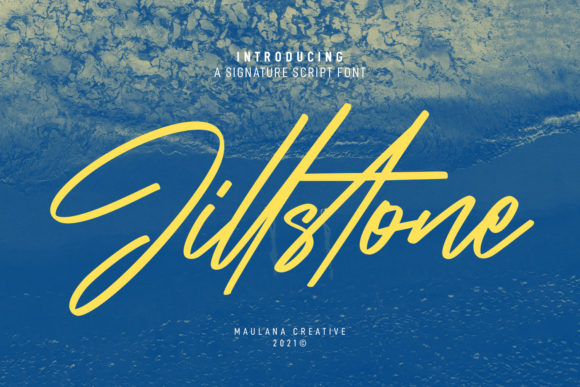 Jillstone: A Luxury Handwritten Font for Editorial Design