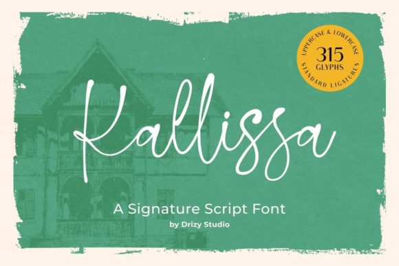 Kallissa: A Playful Script Font for Creative Branding