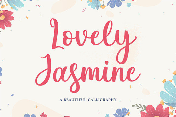 Lovely Jasmine: A Playful Script Font for Your Brand