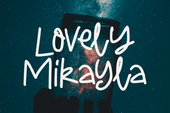 Lovely Mikayla: A Handwritten Font for Small Business