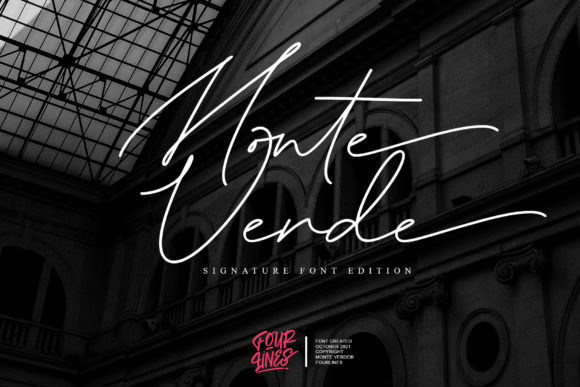 Monte Verde: A Graceful Script Font for Makers