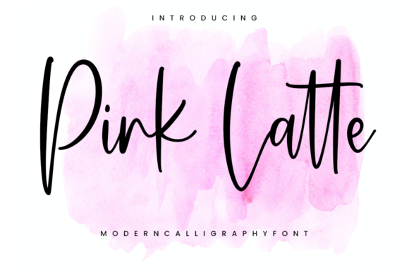 Pink Latte: A Delicate Script Font for Editorial Design