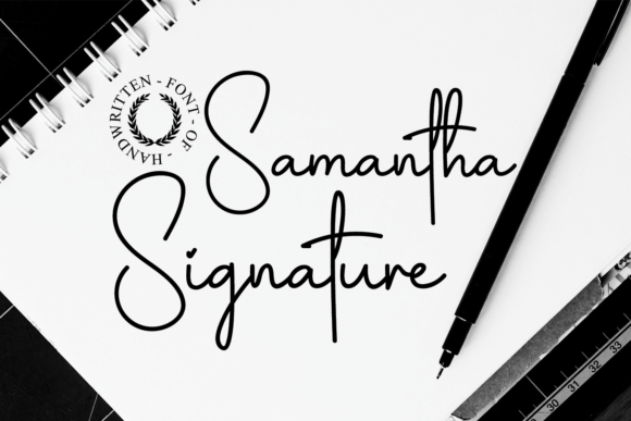 Samantha Signature: A Premium Handwritten Font Review