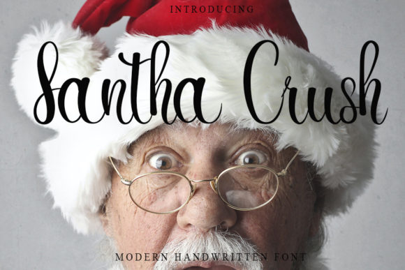Santa Crush: A Delicate Handwritten Font for Web Design
