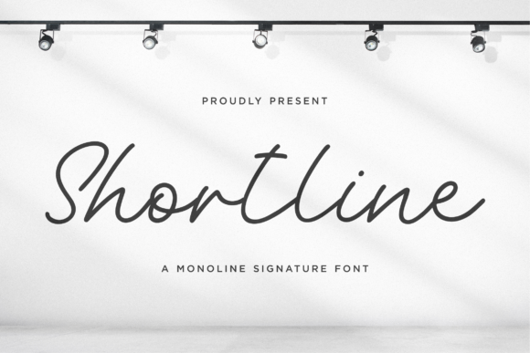Shortline: A Romantic Handwritten Font for Editorial Design