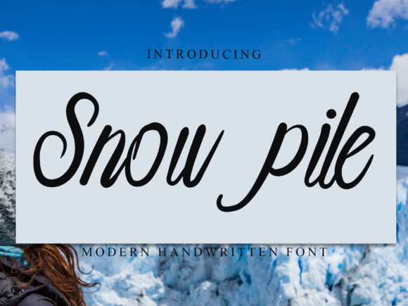 Snow Pile: A Handwritten Font for Your Brand