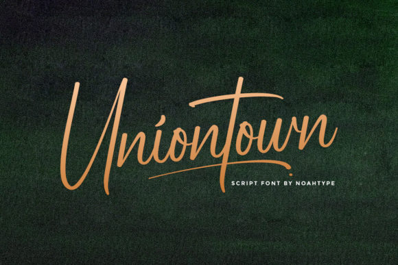 Uniontown: A Real-World Script Font Review
