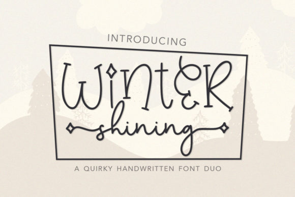 Winter Shining: A Handwritten Font for Web Design